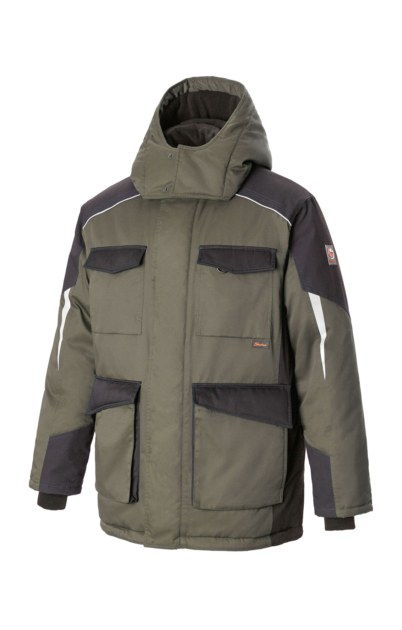 5037897 Костюм утепленный серый хаки графит STATUS  Зимняя спецодежда  размер 56-58/170-176  - Вид №1