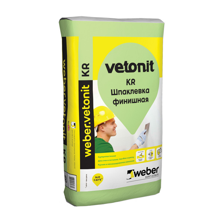 Шпаклевка финишная Vetonit KR 20кг Weber-Vetonit 274 - Вид №1
