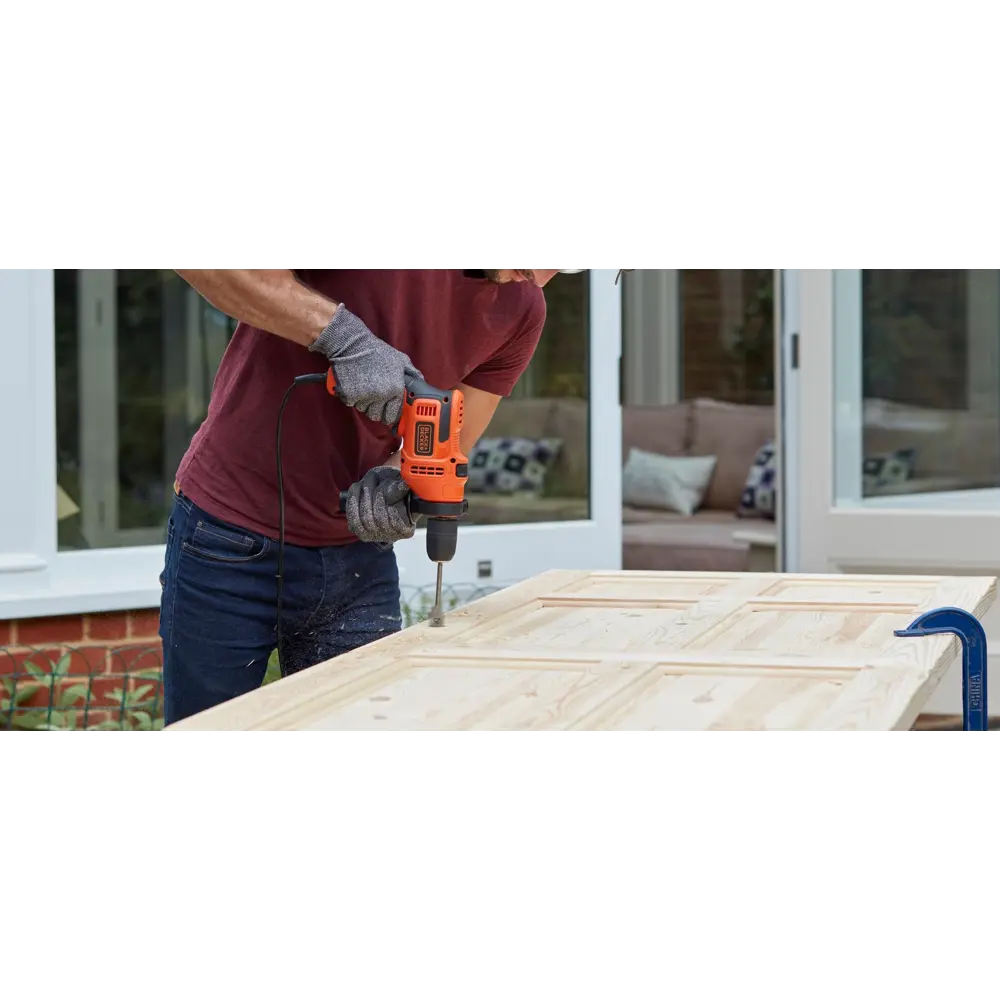 Дрель сетевая ударная Black + Decker BEH710-QS, 710 Вт 81981635 STLM-2080277  - Вид №7