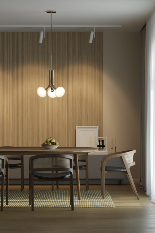 Стеновая 3D панель из реек  AP122501.93 HANNAHHOLZ  - Вид №2