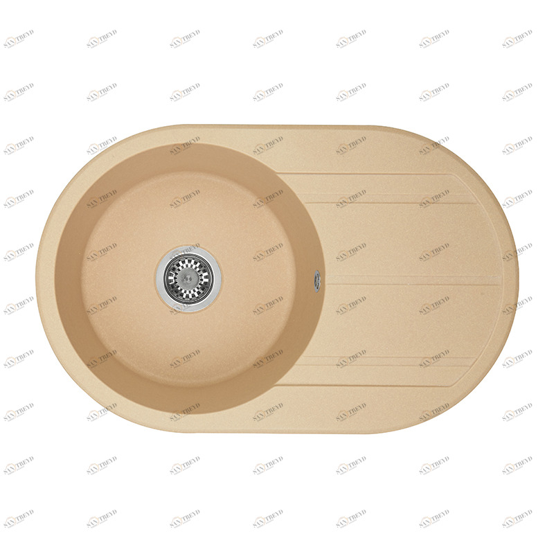 1A712932AI260 Мойка кухонная прямоугольная AQUATON АМИРА