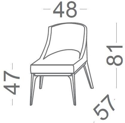 Vibieffe Мягкое кресло со съемным чехлом из ткани или кожи 430 opera sun-id-1449134 - Вид №4