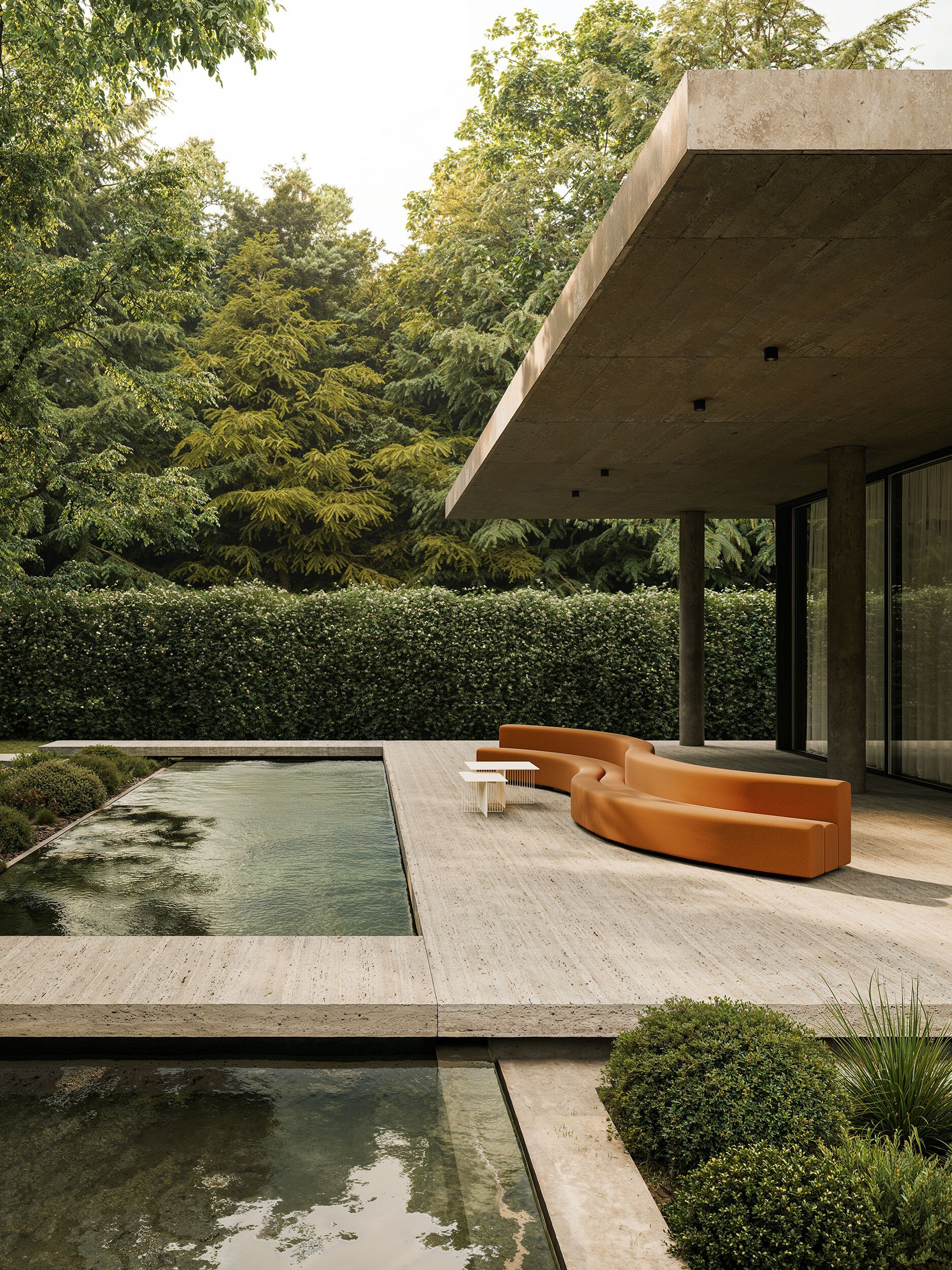 Изогнутый садовый диван La Cividina Osaka Outdoor ARCH-00049803 - Вид №3