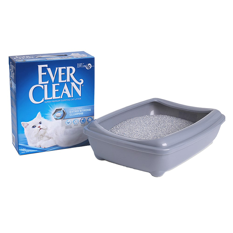 ПР0032236 Наполнитель для кошачьего туалета Unscented Extra Strong Clumping без ароматизатора 10л EVER CLEAN  - Вид №2