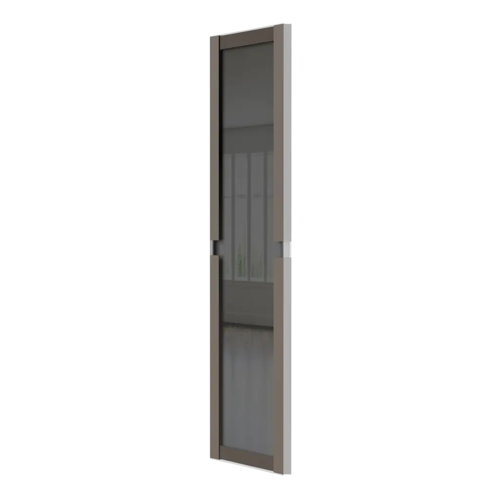 Дверь-купе KONSENSA 225.5x70.4 см с зеркалом профиль матовое серебро 89444097 STLM-2057024  - Вид №6