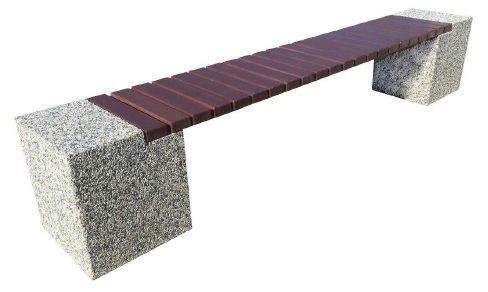 11621 ПОРТО, скамья из бетона LAB.Space 