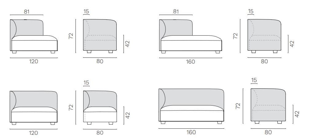 Ткань Dormeuse FREZZA Alplus Lounge ARCH-00031601 - Вид №4