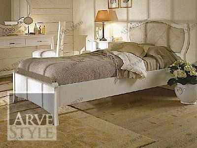 Arvestyle Лакированная кровать с изголовьем капитоне Naima Sl-0578-w