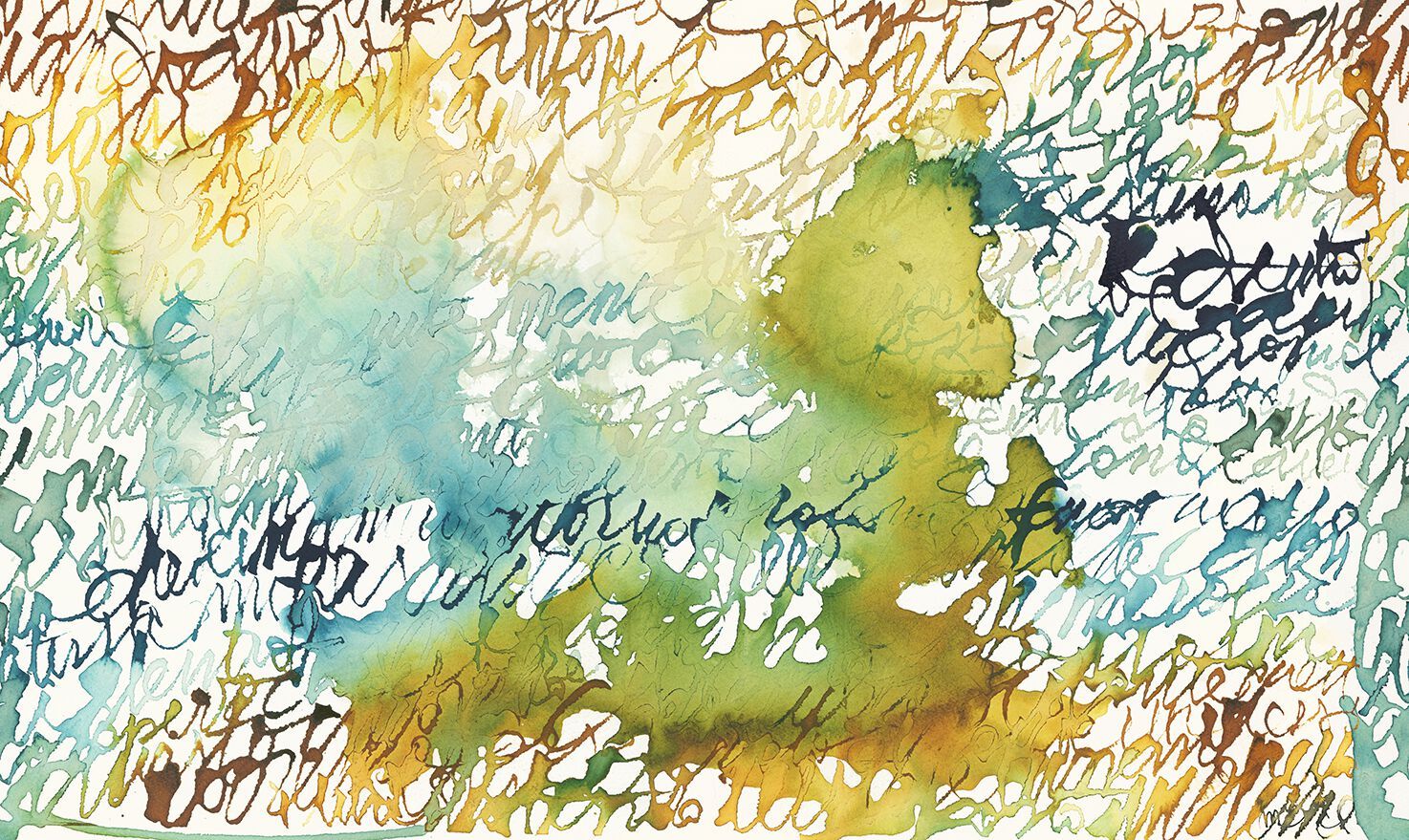 Обои с надписью Jannelli&Volpi CALLIGRAFIA ARCH-00114342 - Вид №2