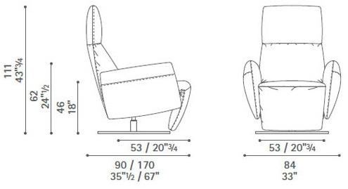 Poltrona Frau Кресло Relax La collezione - divani e poltrone sun-id-1357325 - Вид №7
