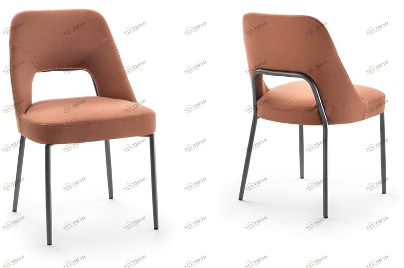 Flexform Стул из мягкой ткани Joyce sun-id-1345583