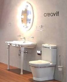 KC0303.01.03.00E Крышка дуропласт с микролифтом ANTIK ЗОЛОТО Creavit Antik  - Вид №4