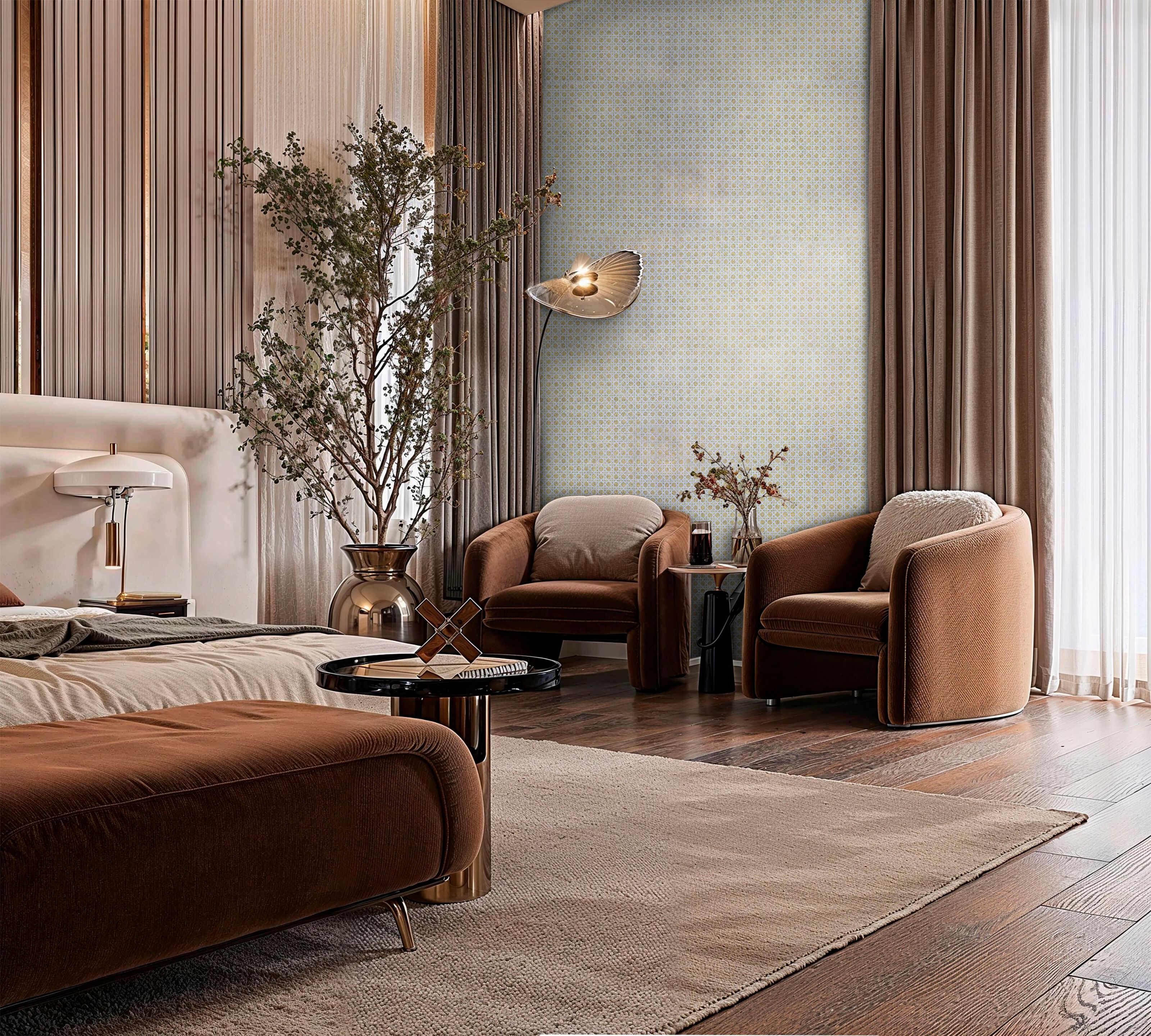 Обои с рисунком из целлюлозного волокна Officinarkitettura® Les nombre d'or ARCH-00007650 - Вид №2