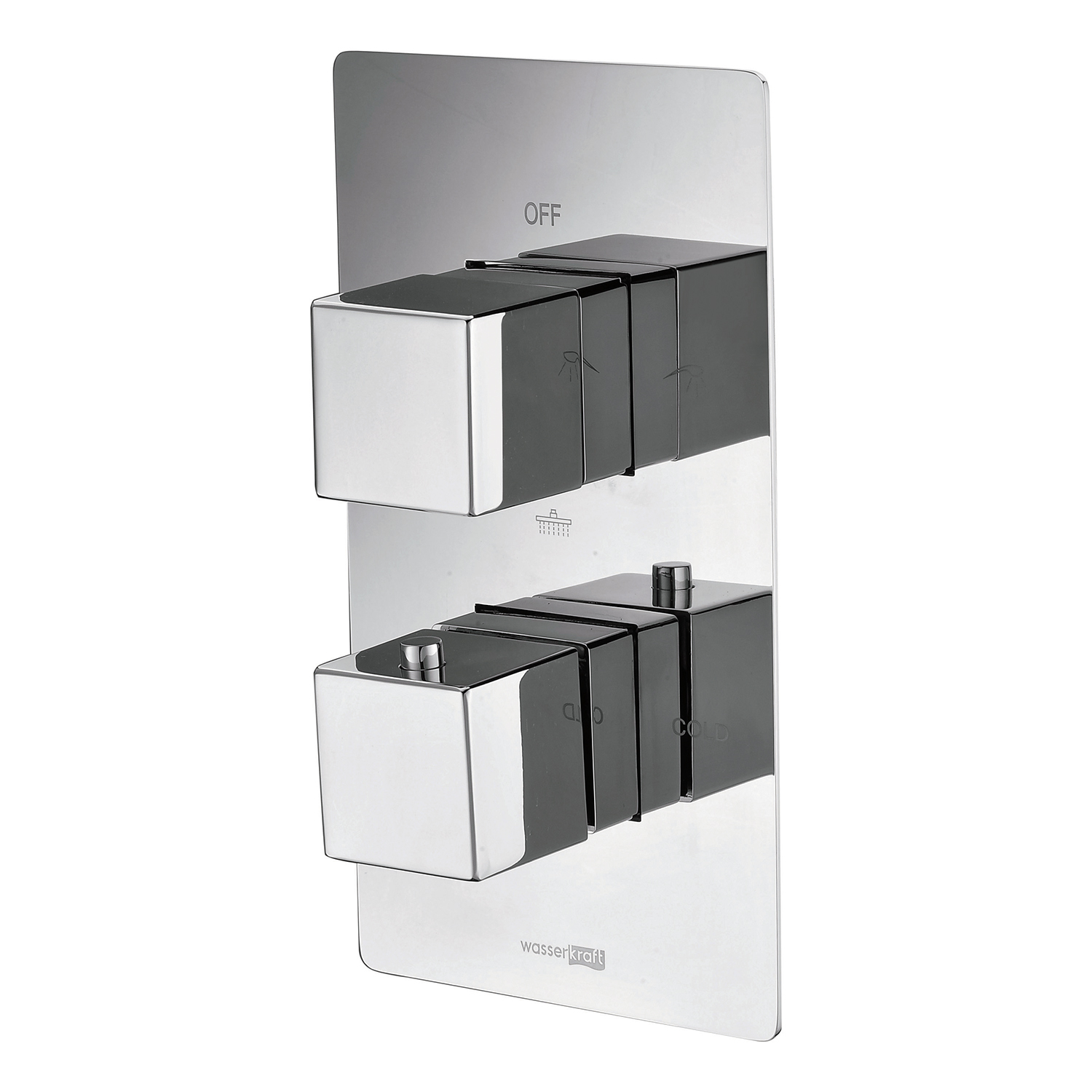 1544 Thermo АIme Термостатический смеситель для ванны и душа WasserKRAFT Alme 1500  - Вид №1