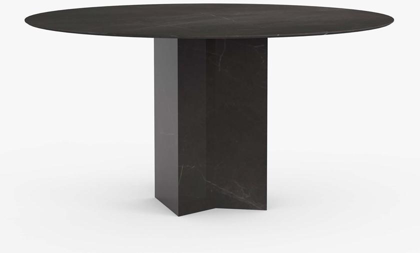 Miter Круглый обеденный стол из керамогранита Uve sun-id-1485686 - Вид №1