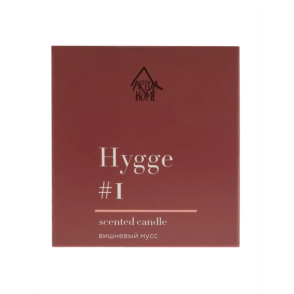 Свеча в стакане ароматизированная Arida Home Hygge N1 Вишневый мусс STLM-2007896 - Вид №5