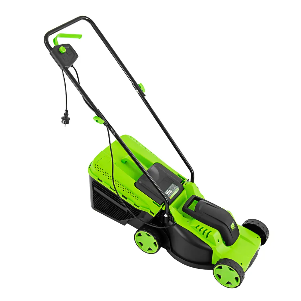 Газонокосилка электрическая Сибртех L1200 1200 Вт 32 см DENZEL STLM-2064003 - Вид №1