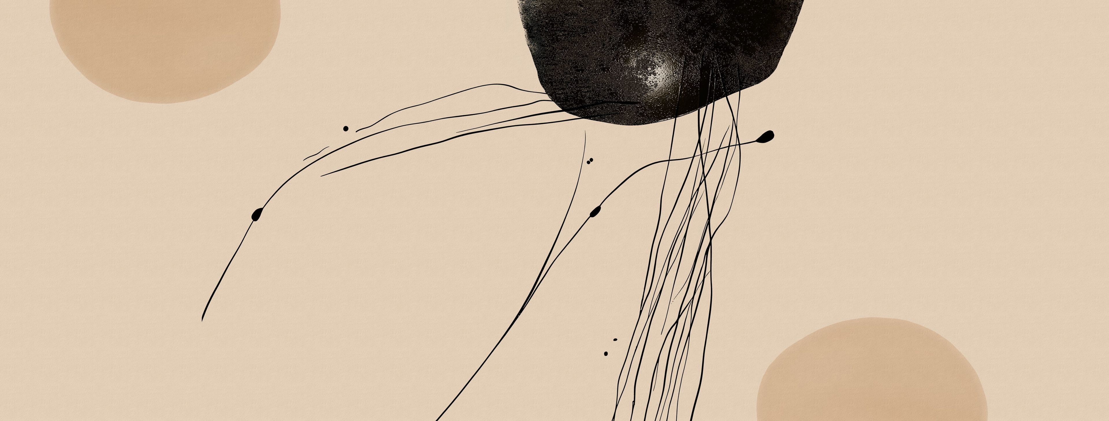 Обои с цифровой печатью Inkiostro Bianco Monochrome ARCH-00063497 - Вид №1