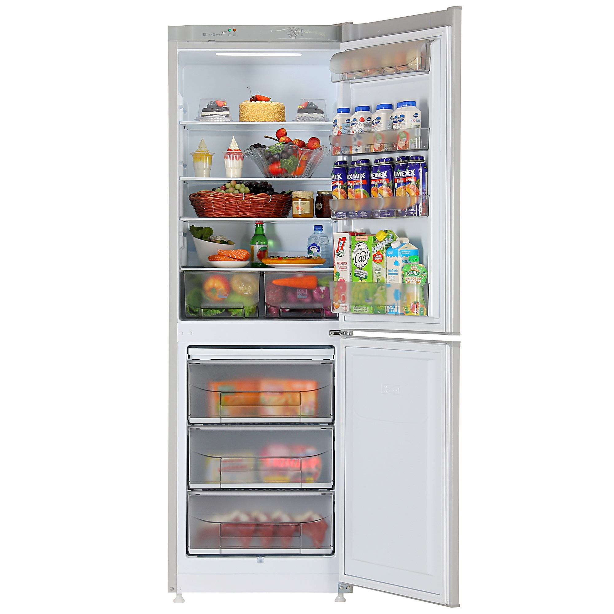 1098694 Холодильник с морозильником   Pozis RK-139 серебристый STDN-0084531 - Вид №5