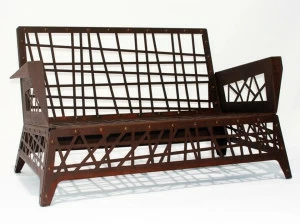 TrackDesign 2-местный садовый диван из стали Corten ™ Mikado Dp0101001