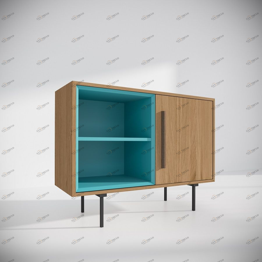 Модуль D, бирюзовый, тонировка BraginDesign BR0217ТБ