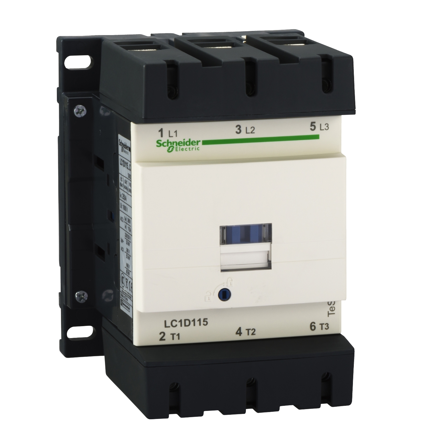 LC1D115B7 Контактор LC1D 3P 115А 440/24В AC 59кВт Schneider Electric TeSys 