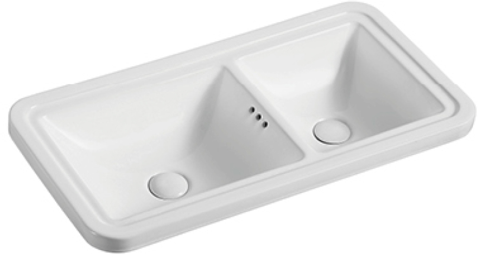 91084376 Раковина накладная Double СT9280 69x33.5см DORRIS STLM-0475868 CERUTTI SPA