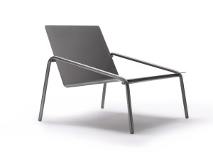 Стул для сада из листового металла