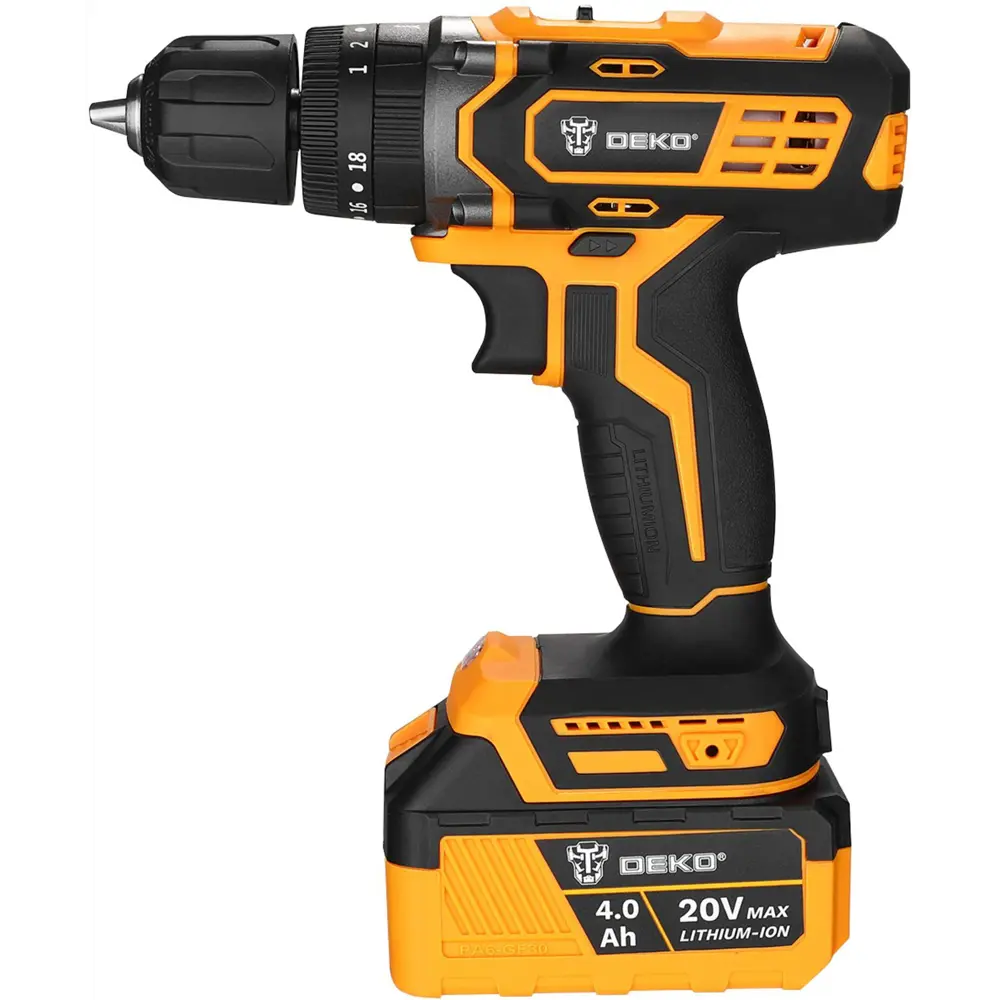 Аккумуляторный набор Deko: дрель и углошлифмашина для профессиональных работ 89365774 STLM-0841149 - Вид №3