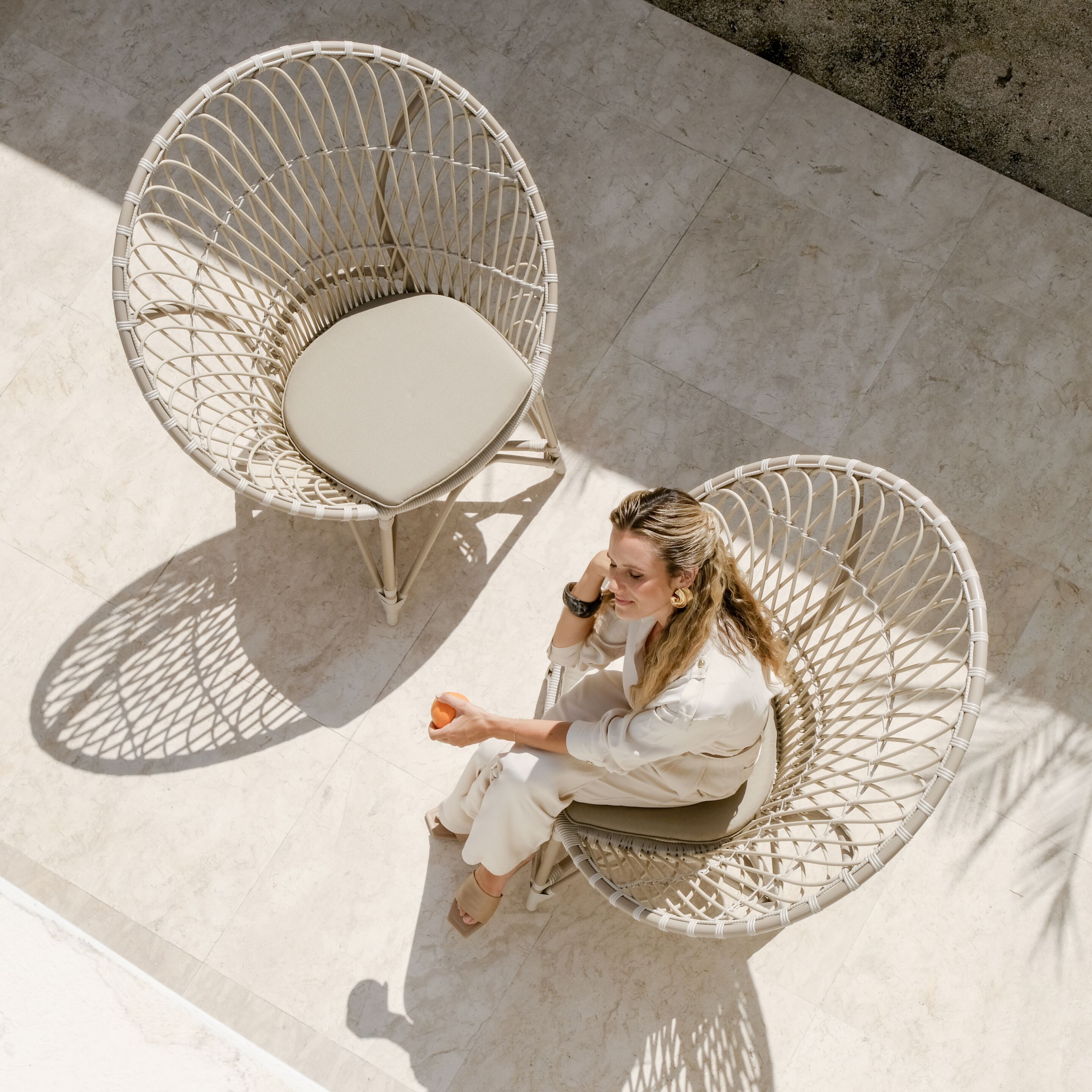 Садовое кресло из синтетического волокна cbdesign Merlyn ARCH-00044857 - Вид №5