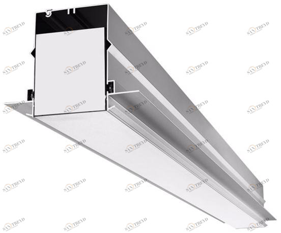Terzo Light Алюминиевый потолочный линейный световой профиль для светодиодных модулей Trimless C91l._ _ _ _ . 06 