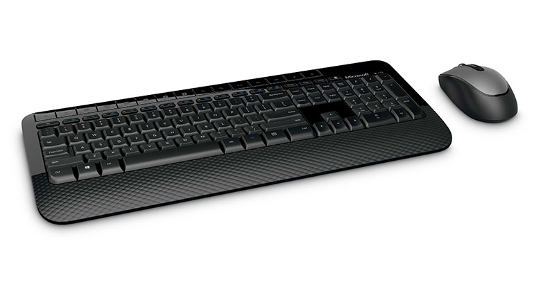 M7J-00012 wireless desktop 2000 with aes, black Microsoft Santreyd  - Вид №1