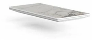 Talenti Журнальный столик из керамогранита под мрамор Cruise alu Crualutl