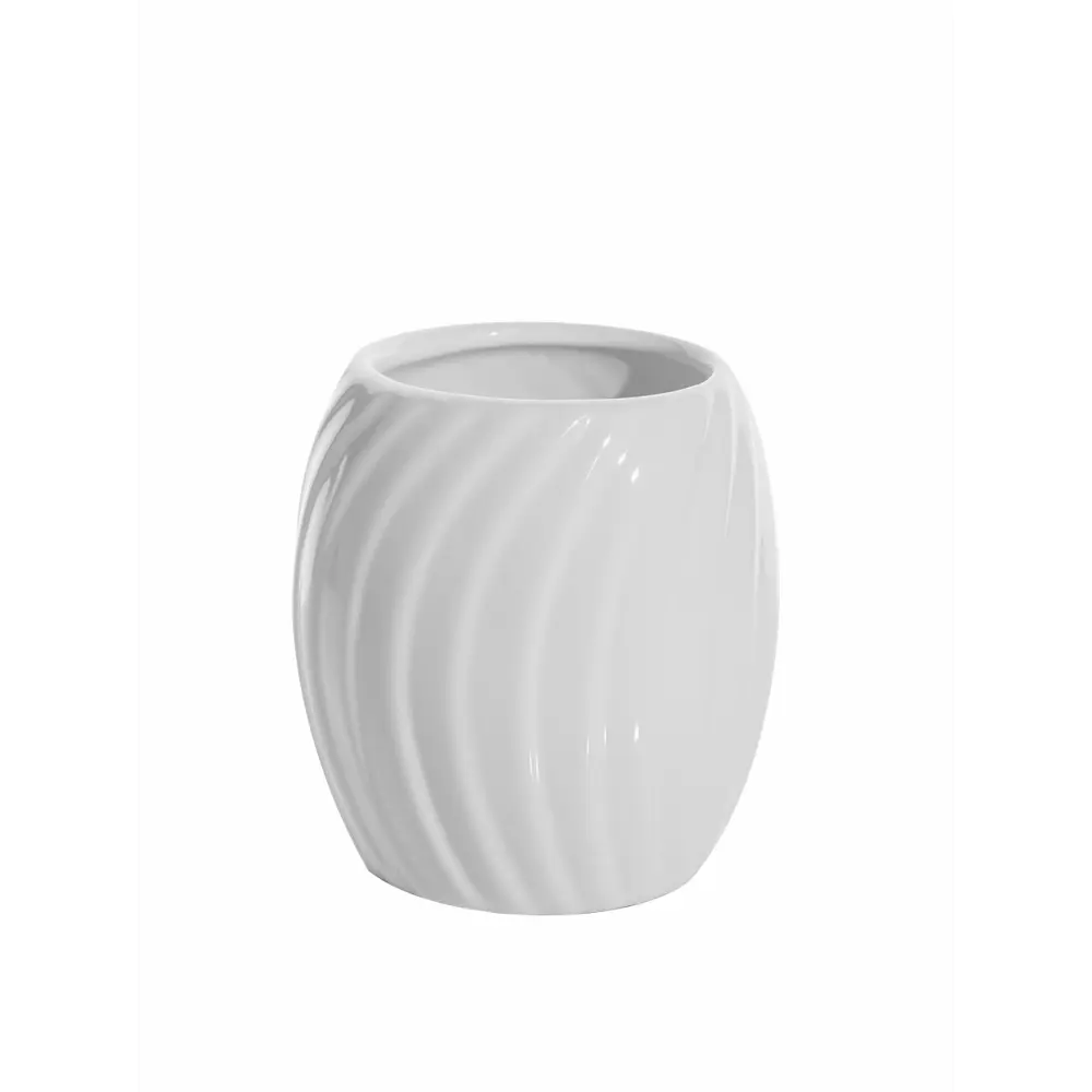 Стакан для зубных щёток Zenfort Меллоу керамика цвет белый STLM-2201595