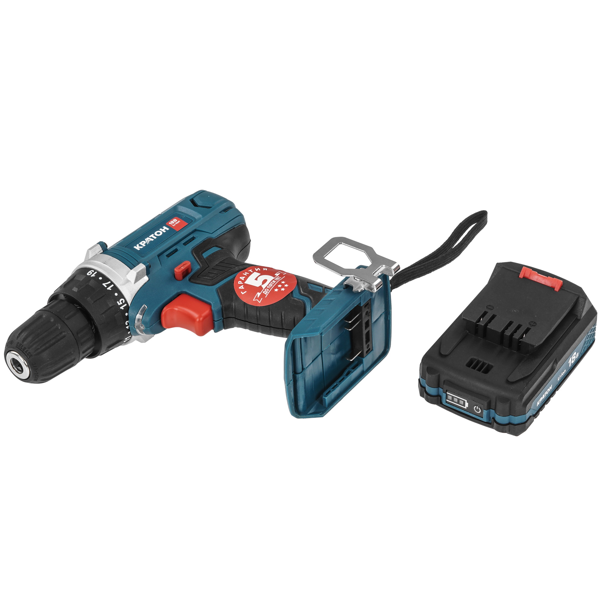 Дрель-шуруповерт Кратон CD18-OFA SET 9127744 STDN-0101567 - Вид №5