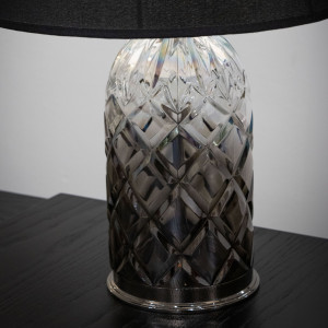 Настольная лампа ручной работы из выдувного кристалла