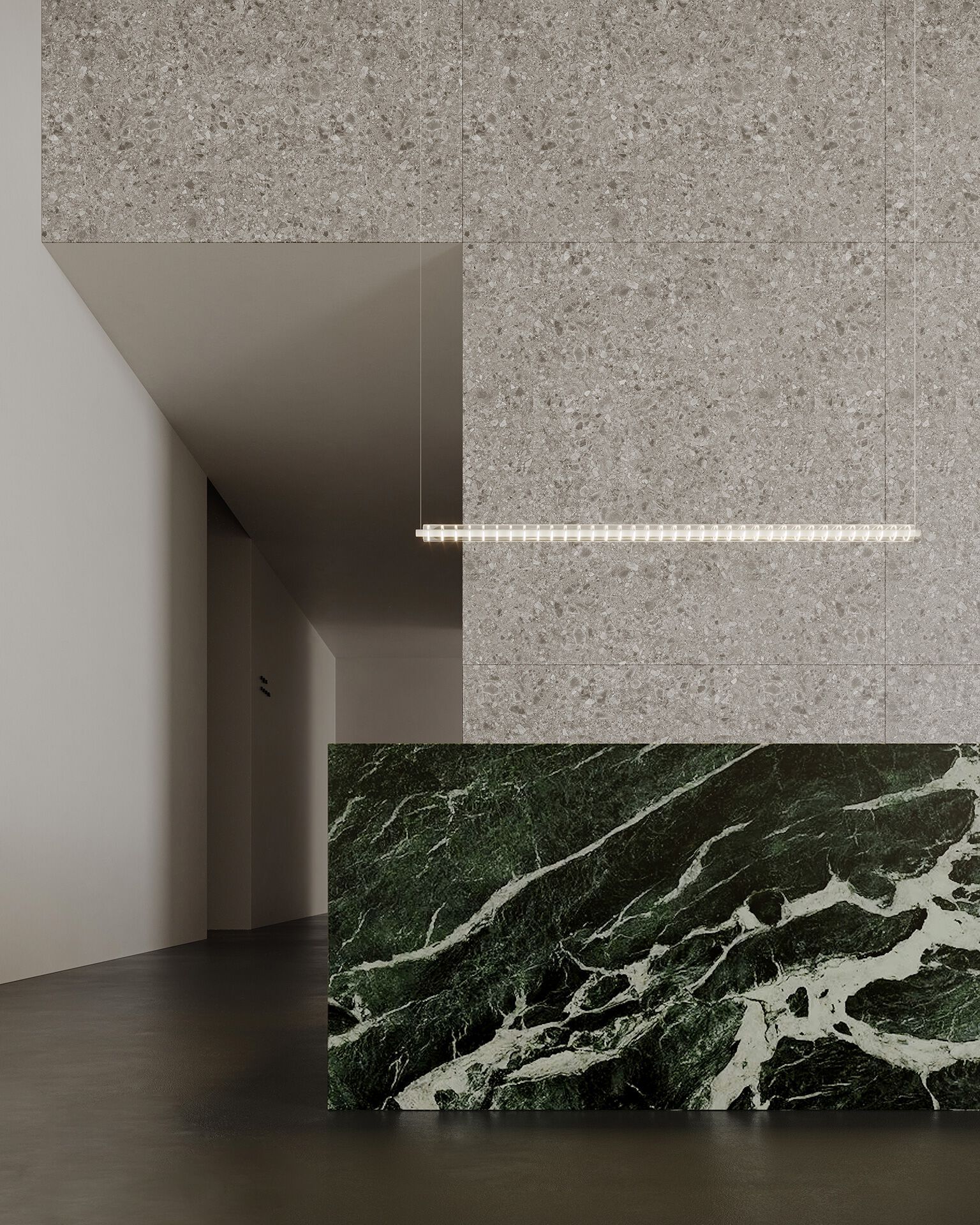 Алюминиевый и стеклянный подвесной светильник Arkoslight Loop ARCH-00007648 - Вид №12