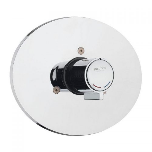 8142 Idral Смеситель для душа встраиваемый настенный самозакрывающийся с кнопкой серии MINIMAL 