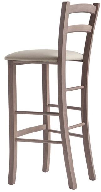 Palma Высокий табурет из бука со спинкой Venezia 2ai.i2 - Вид №2