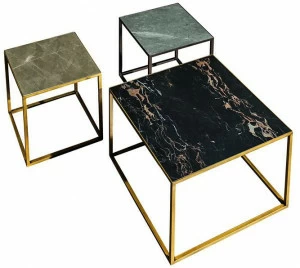 Sovet italia Низкий квадратный керамический журнальный столик Quadro