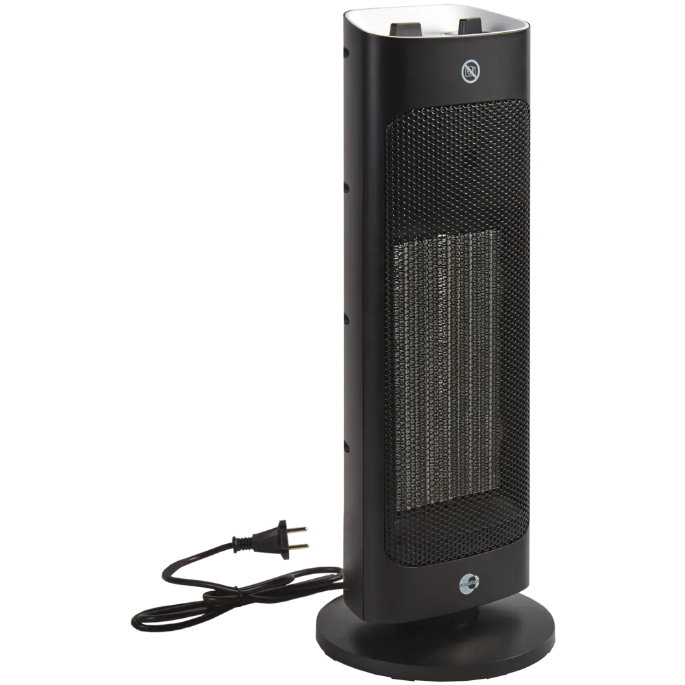 Тепловентилятор колонный керамический электрический Equation с механическим термостатом 2000 Вт черный STLM-2184112