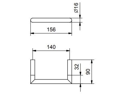 Держатель рулона Fantini Rubinetti Young Accessories ARCH-00051155 - Вид №2