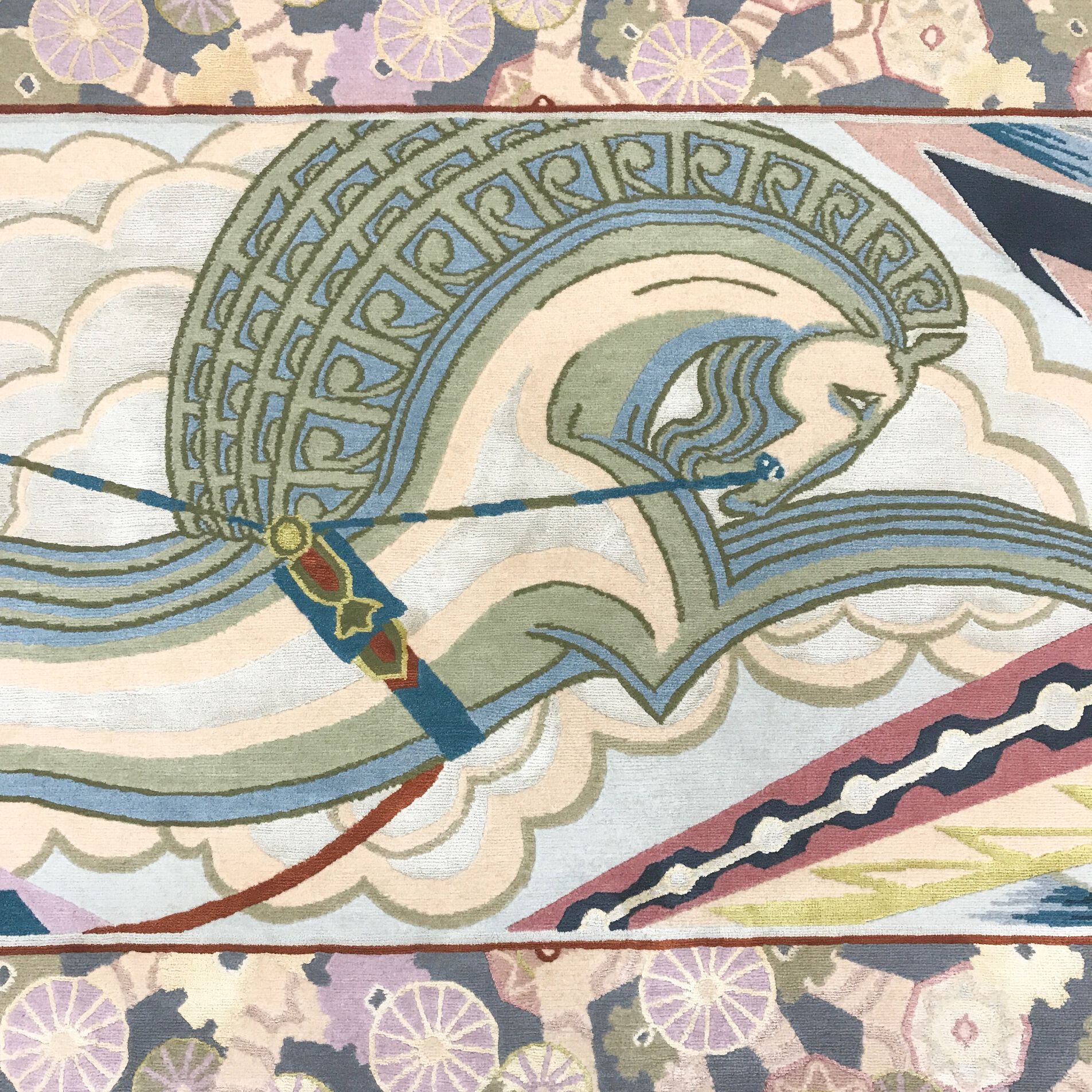 Шелковый прямоугольный ковер ручной работы Tapis Rouge Archive ARCH-00056849 - Вид №3