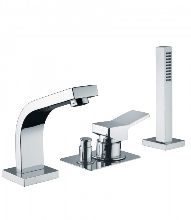 53531 / DPR Смеситель для террасной ванны с ручным душем. Bongio Reef 53531/DPR