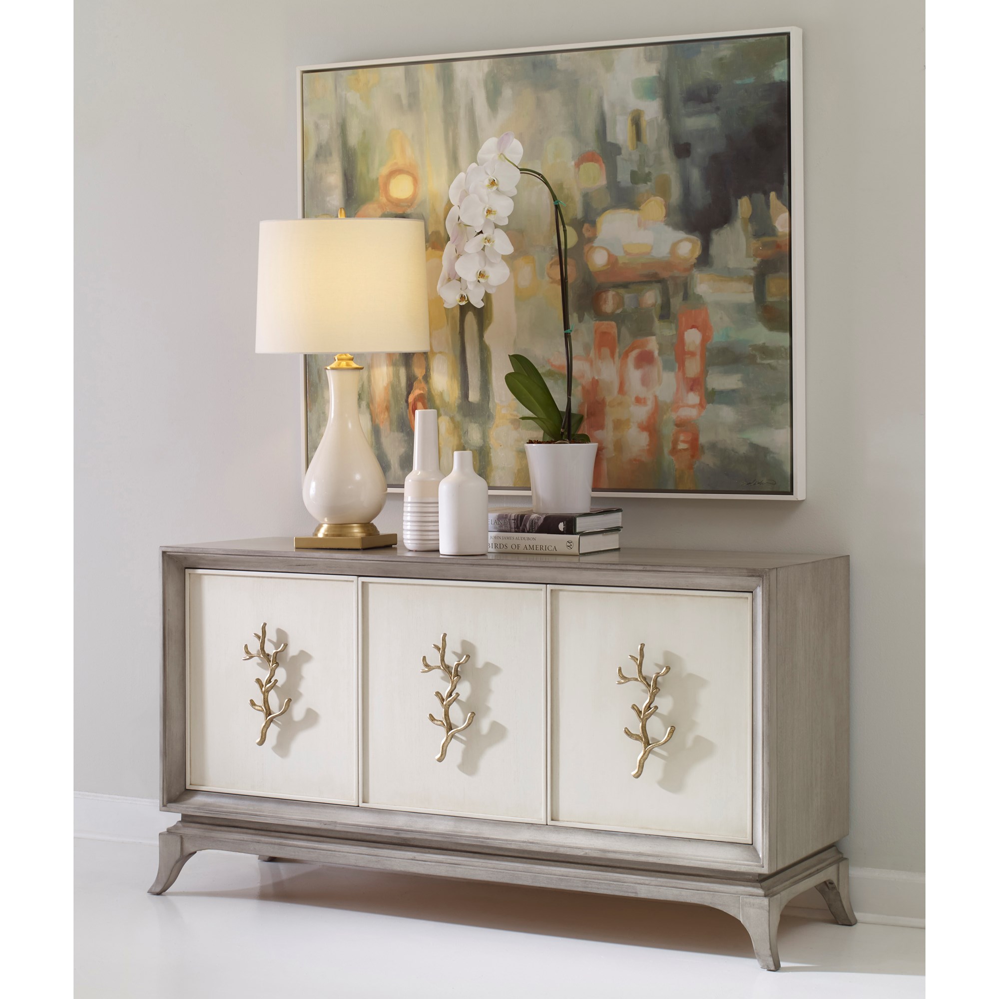 Шкафы 09203-630-010 Cordelia Multi-Use Cabinet - Ash Grey /  Ambella  - Вид №6