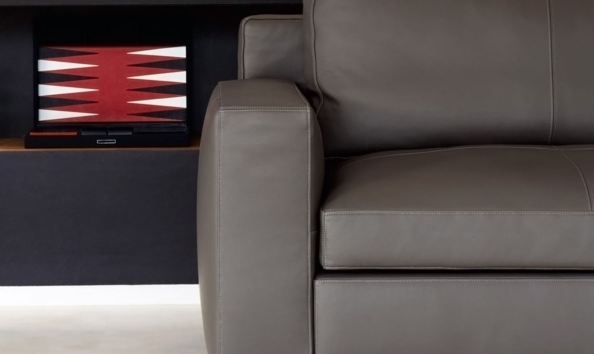 Кожаный модульный угловой диван Poltrona Frau коллекция - диваны и кресла ARCH-00060847 - Вид №2