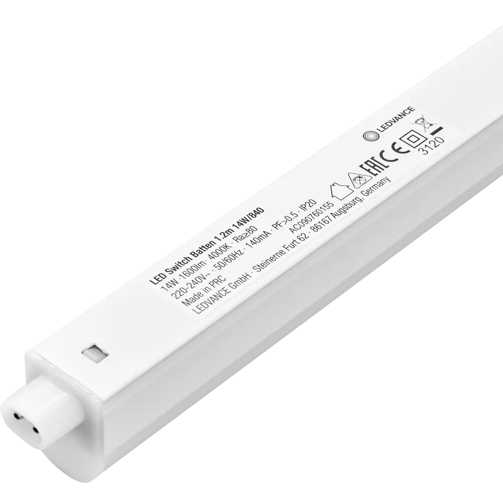 Светильник линейный светодиодный Ledvance LED Switch Batten 1173 мм 14 Вт, холодный белый свет 82321393 STLM-2041565  - Вид №2