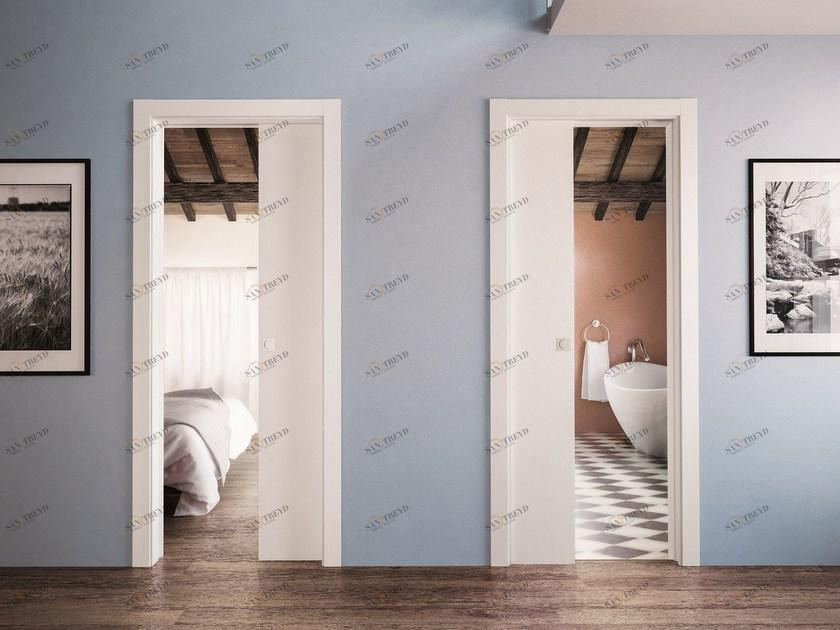 Scrigno Рама стойки для раздвижной двери с противоположными створками Scrigno gold sun-id-1479403