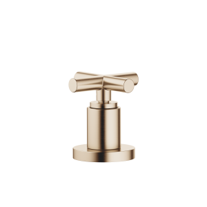 TARA Двусторонний переключатель для установки на край ванны или на край плитки - матовое шампанское (22-каратное золото)