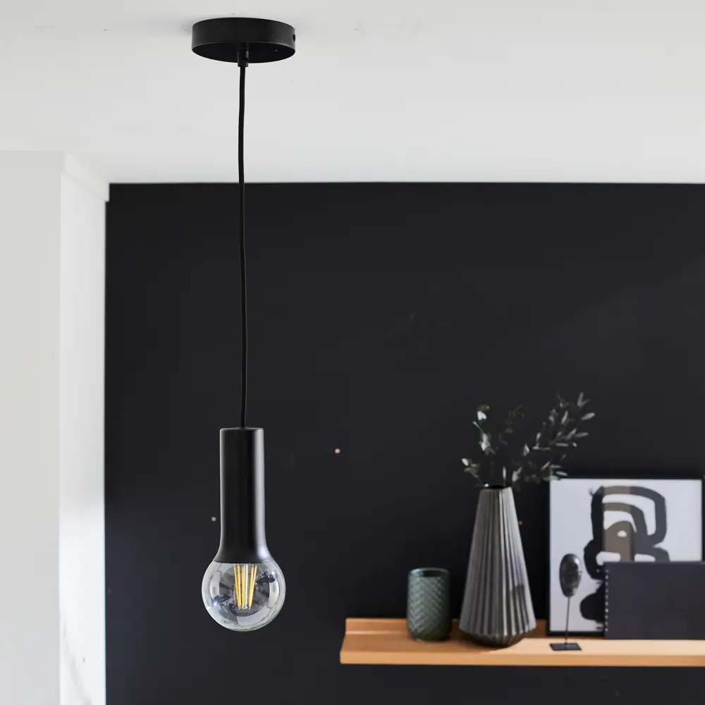 Подвесной светильник INSPIRE Hoki — элегантное черное освещение для уютного интерьера 82549823 STLM-0029595 - Вид №10